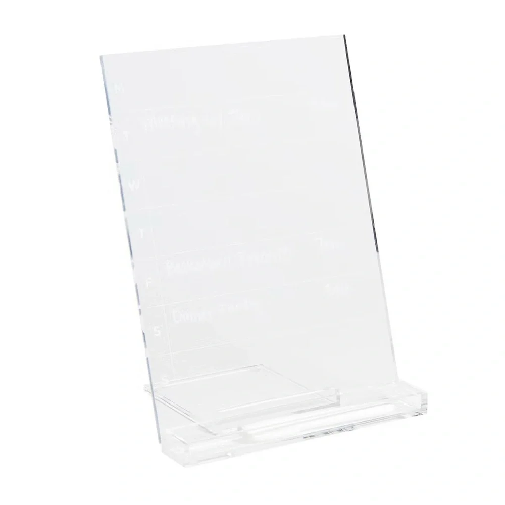 NWT Russell + Hazel Acrylic Weekly Dry Erase Board